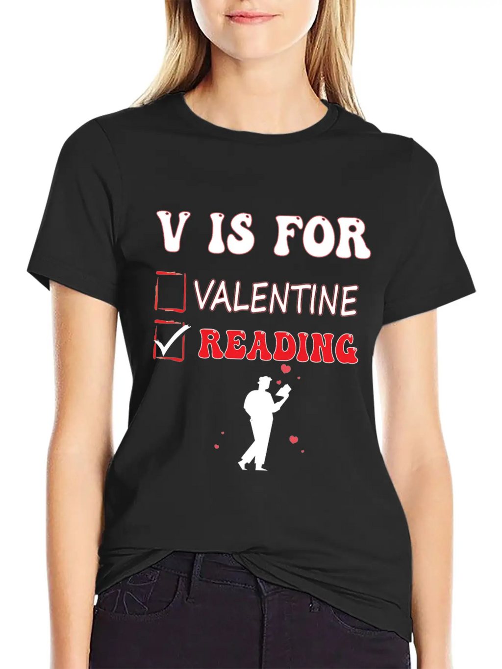 V Is For Reading Classic Cotton Tee – Unisex Comfort For Any Season