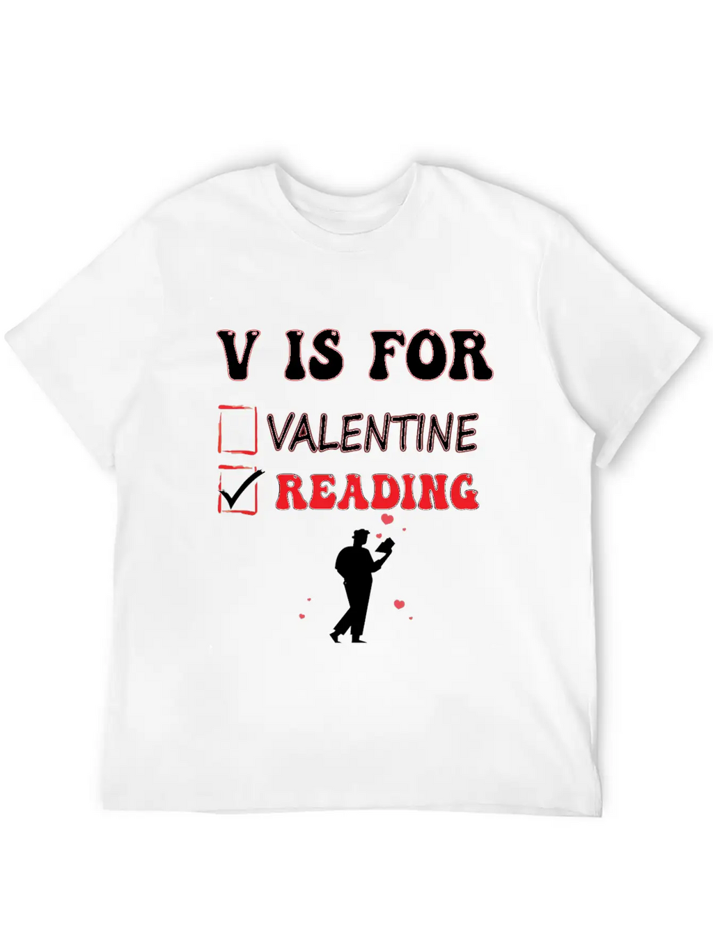 V Is For Reading Classic Cotton Tee – Unisex Comfort For Any Season