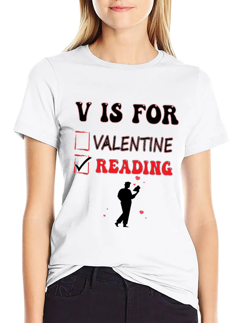 V Is For Reading Classic Cotton Tee – Unisex Comfort For Any Season