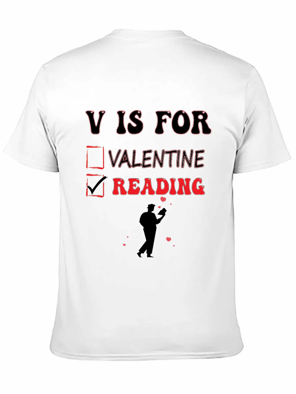 V Is For Reading Classic Cotton Tee – Unisex Comfort For Any Season