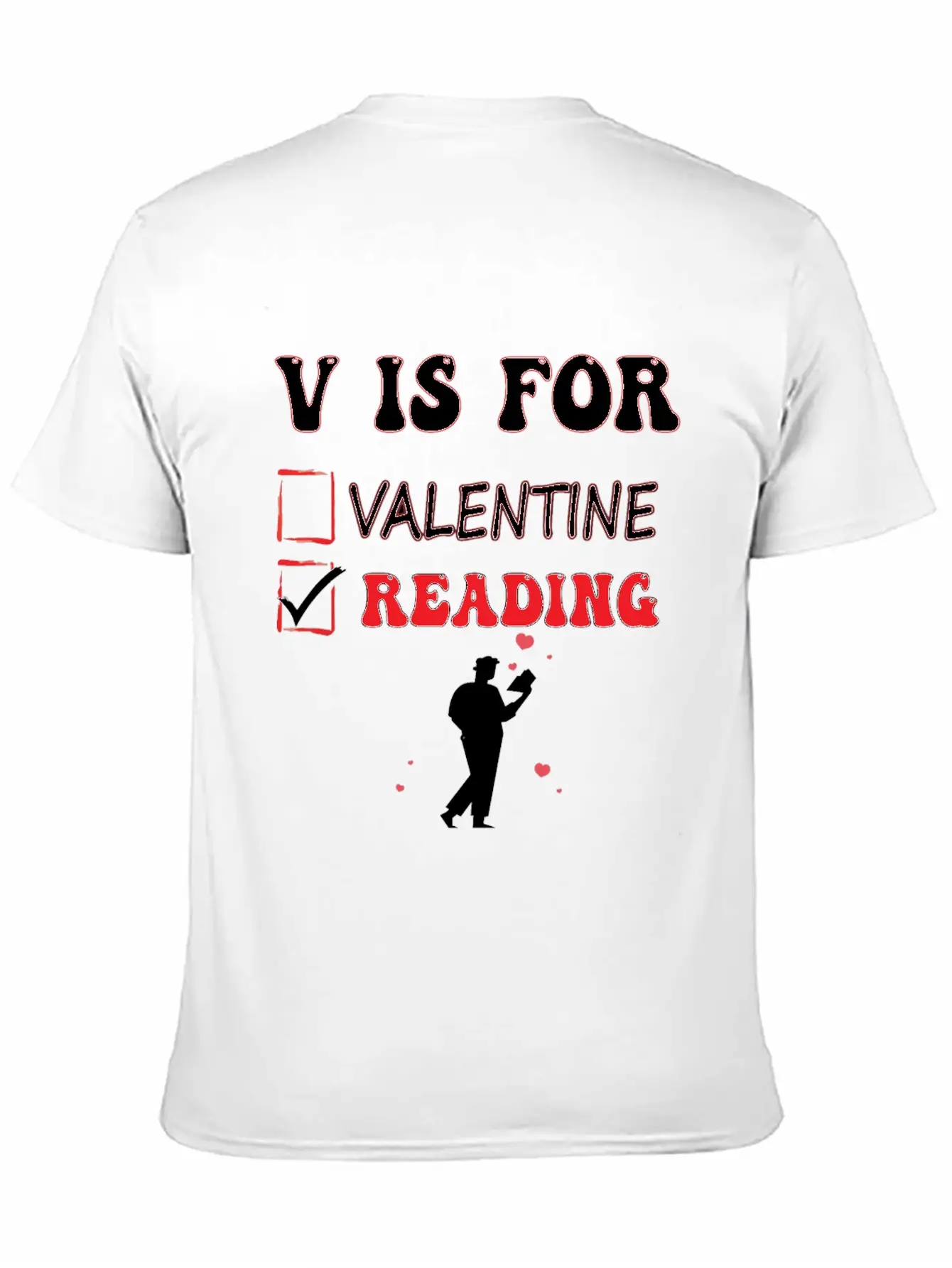 V Is For Reading Classic Cotton Tee – Unisex Comfort For Any Season