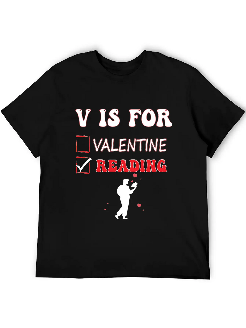 V Is For Reading Classic Cotton Tee – Unisex Comfort For Any Season
