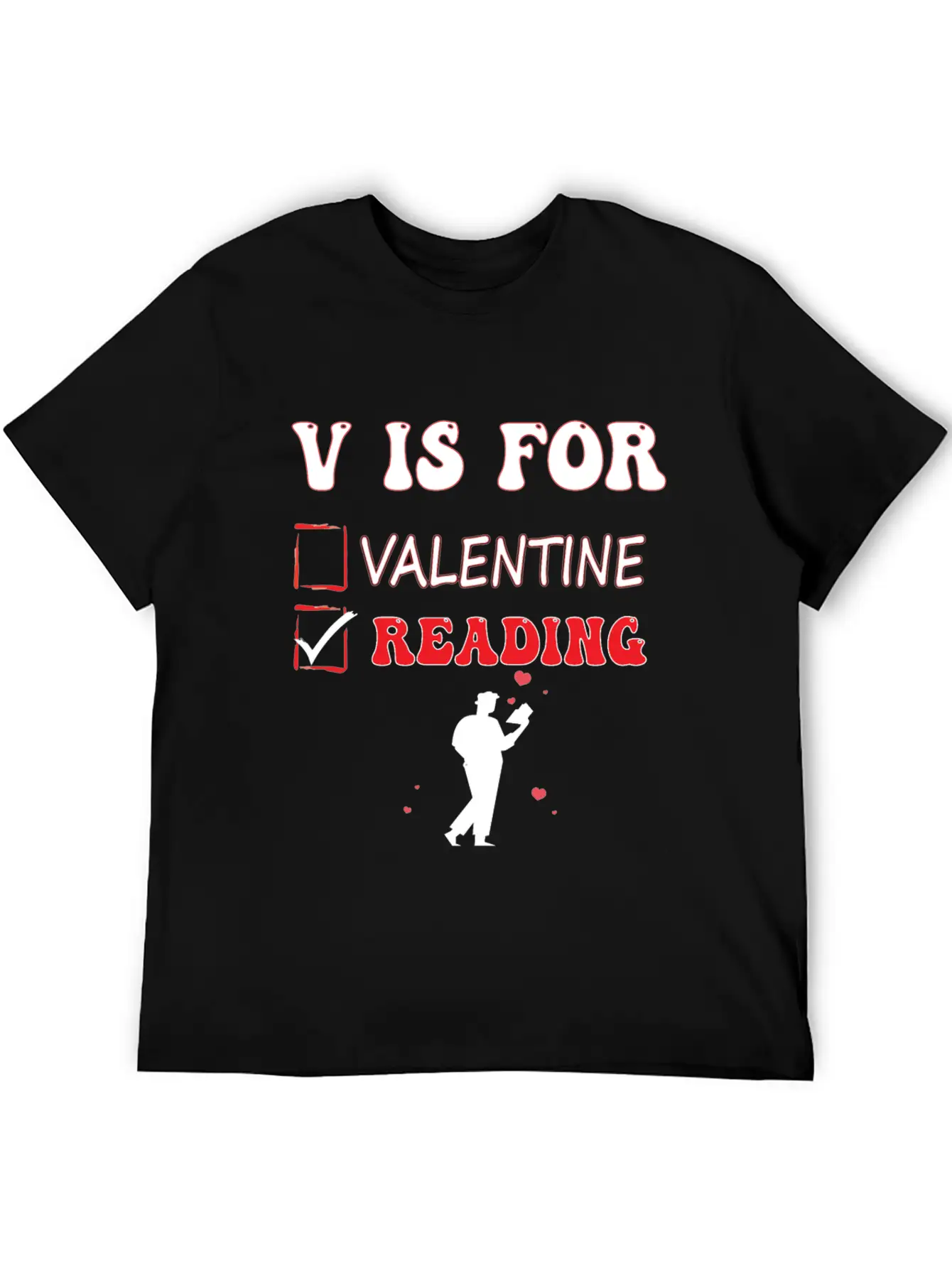 V Is For Reading Classic Cotton Tee – Unisex Comfort For Any Season