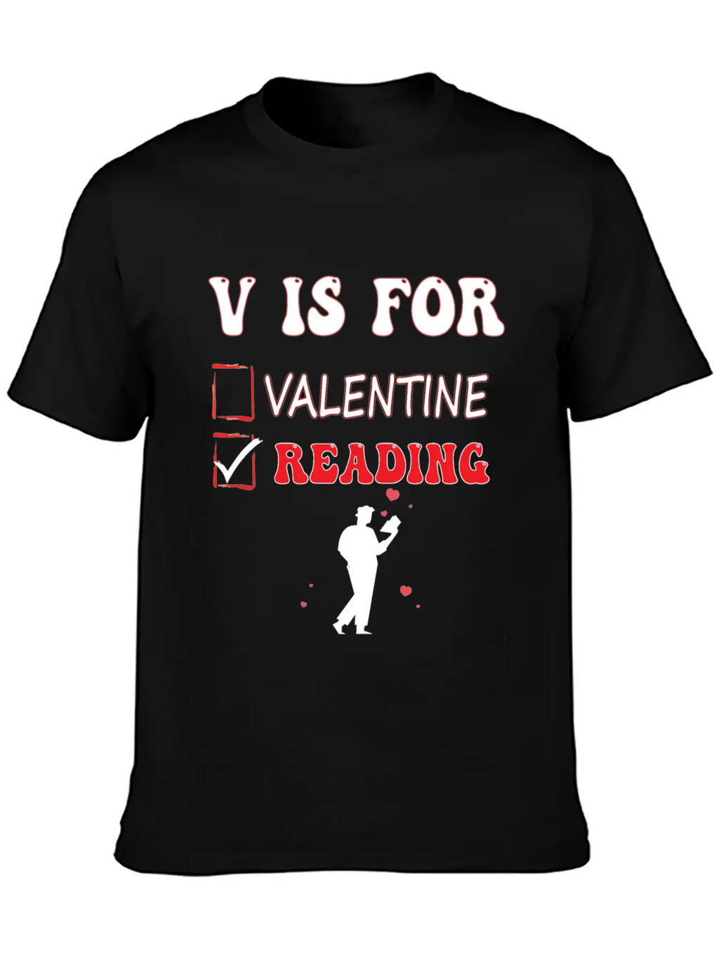 V Is For Reading Classic Cotton Tee – Unisex Comfort For Any Season