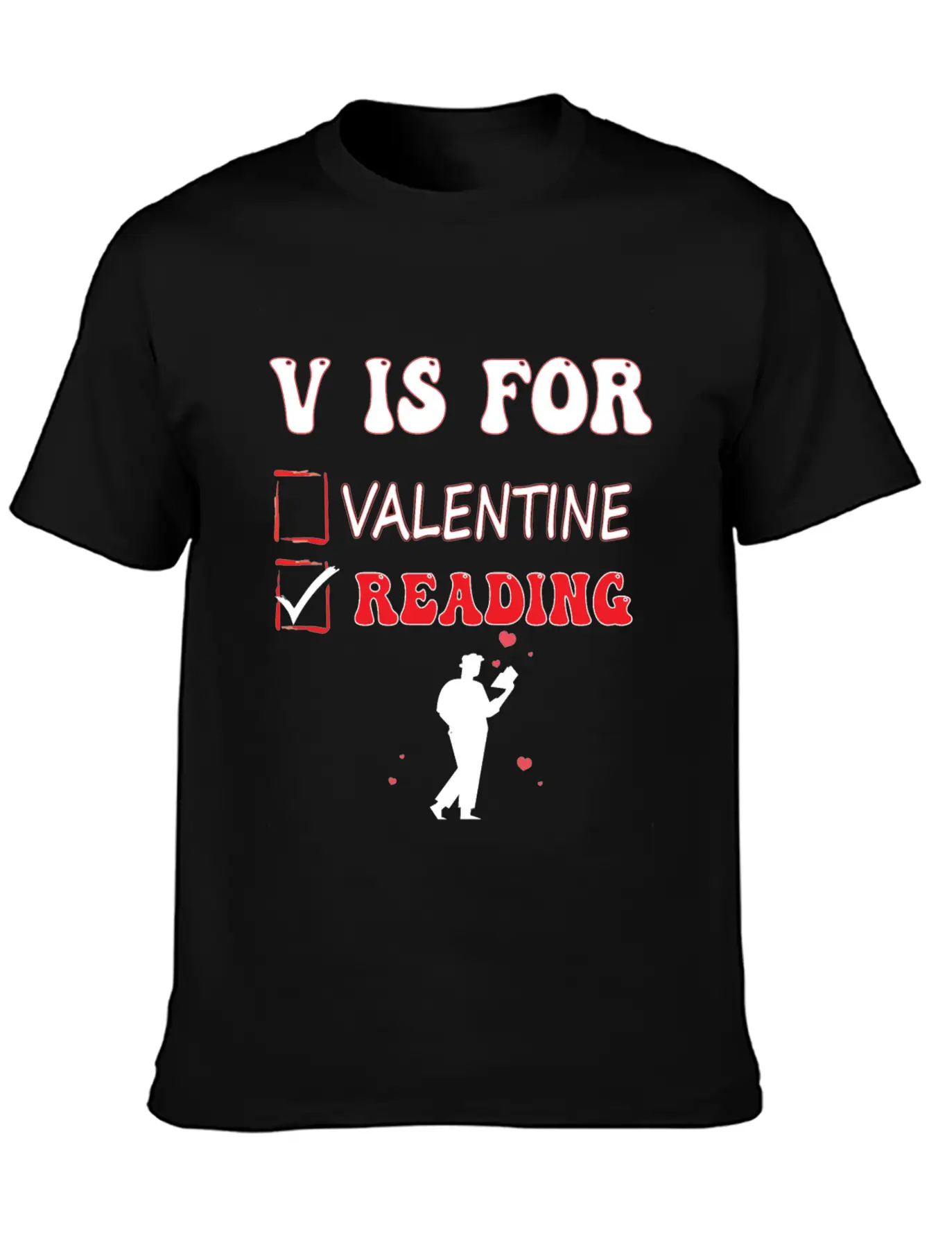 V Is For Reading Classic Cotton Tee – Unisex Comfort For Any Season