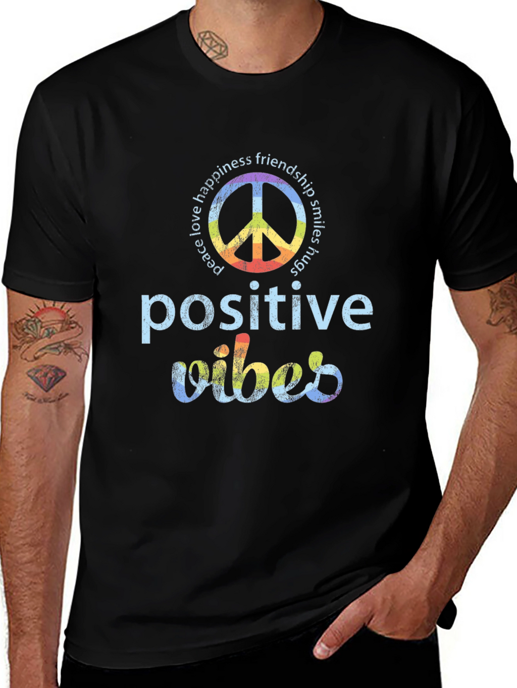 Positive Vibes Graphic Tee