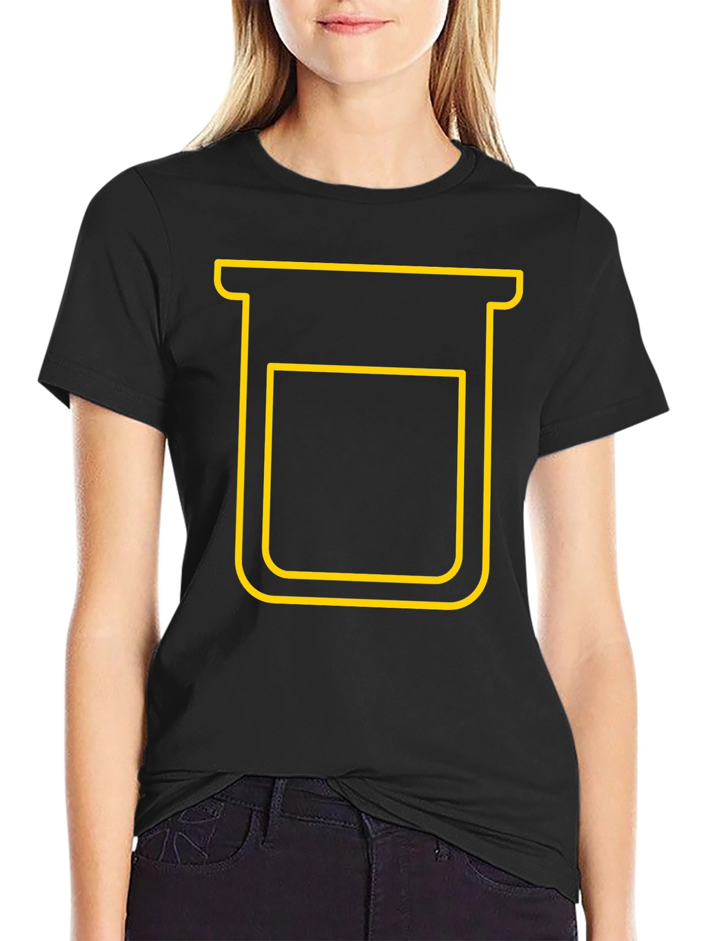 Lab Beaker Graphic T-Shirt - Science Geek Chic