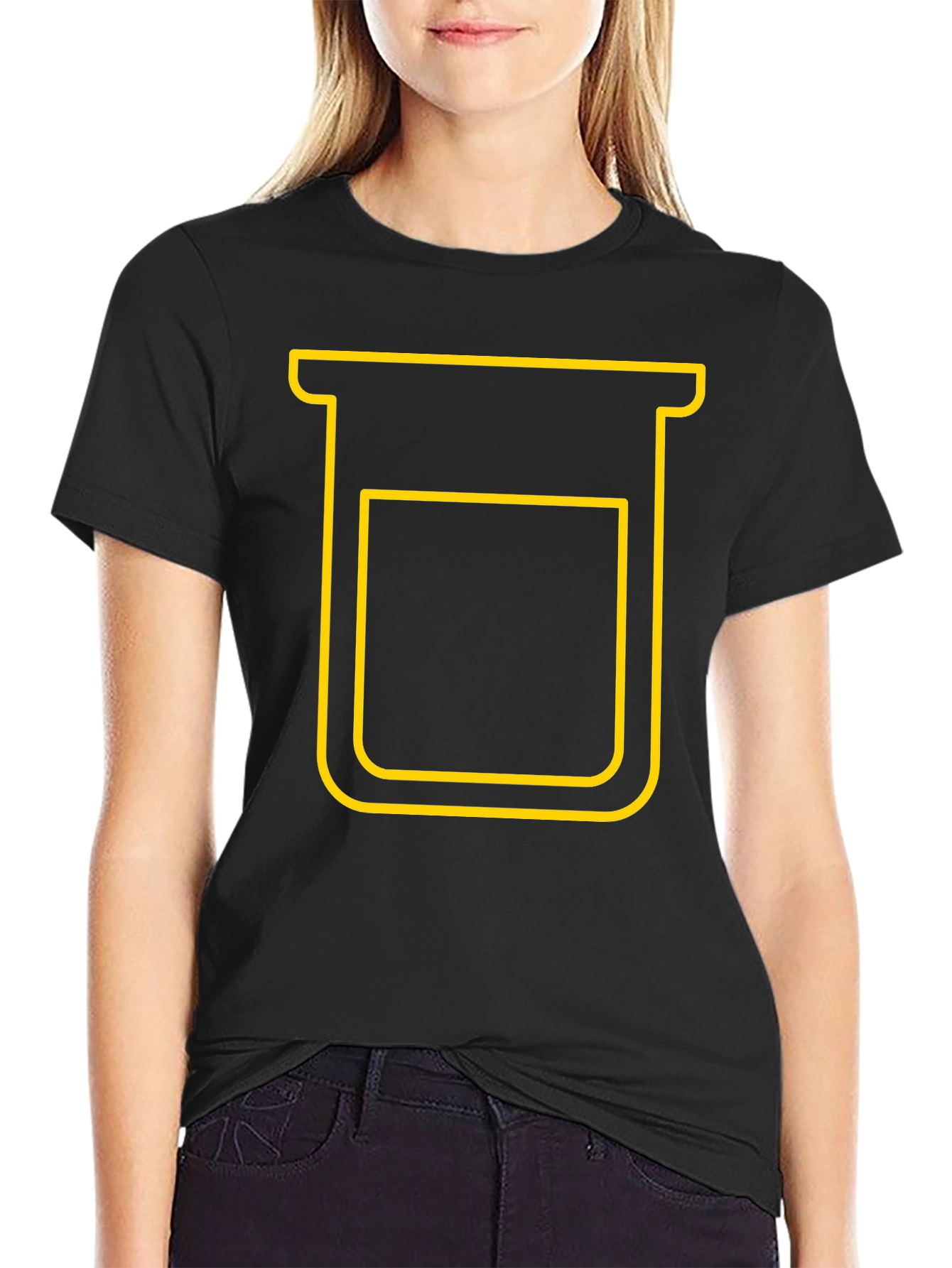 Lab Beaker Graphic T-Shirt - Science Geek Chic