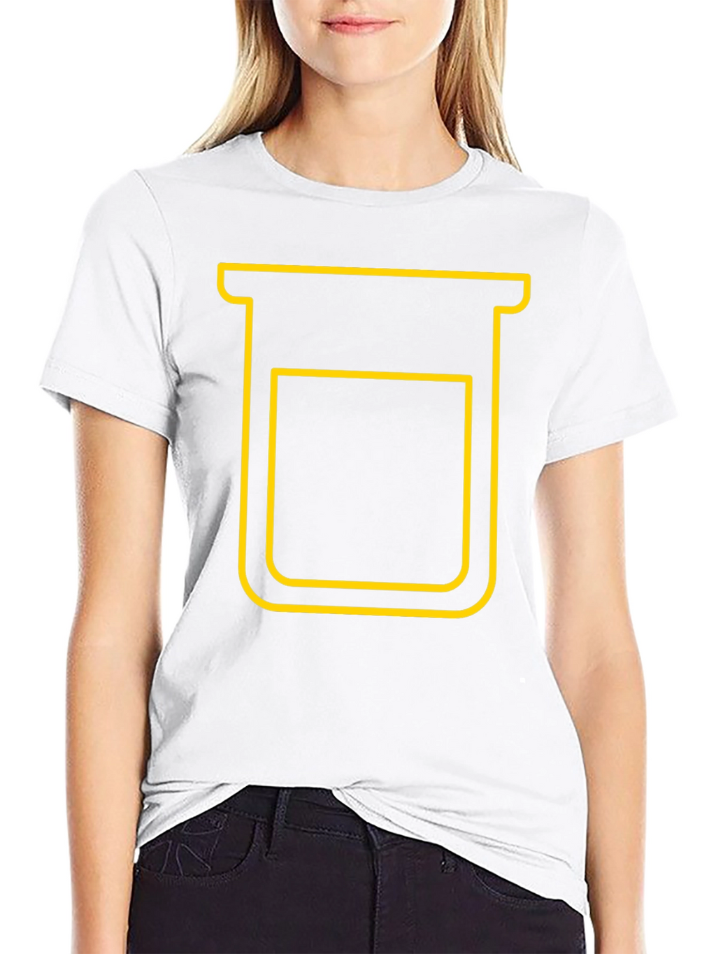 Lab Beaker Graphic T-Shirt - Science Geek Chic