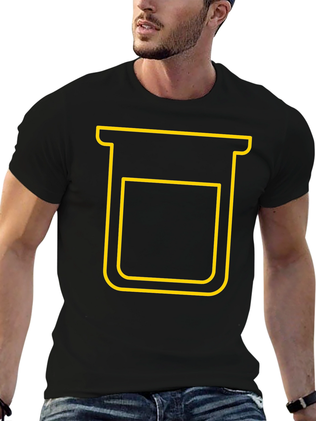 Lab Beaker Graphic T-Shirt - Science Geek Chic