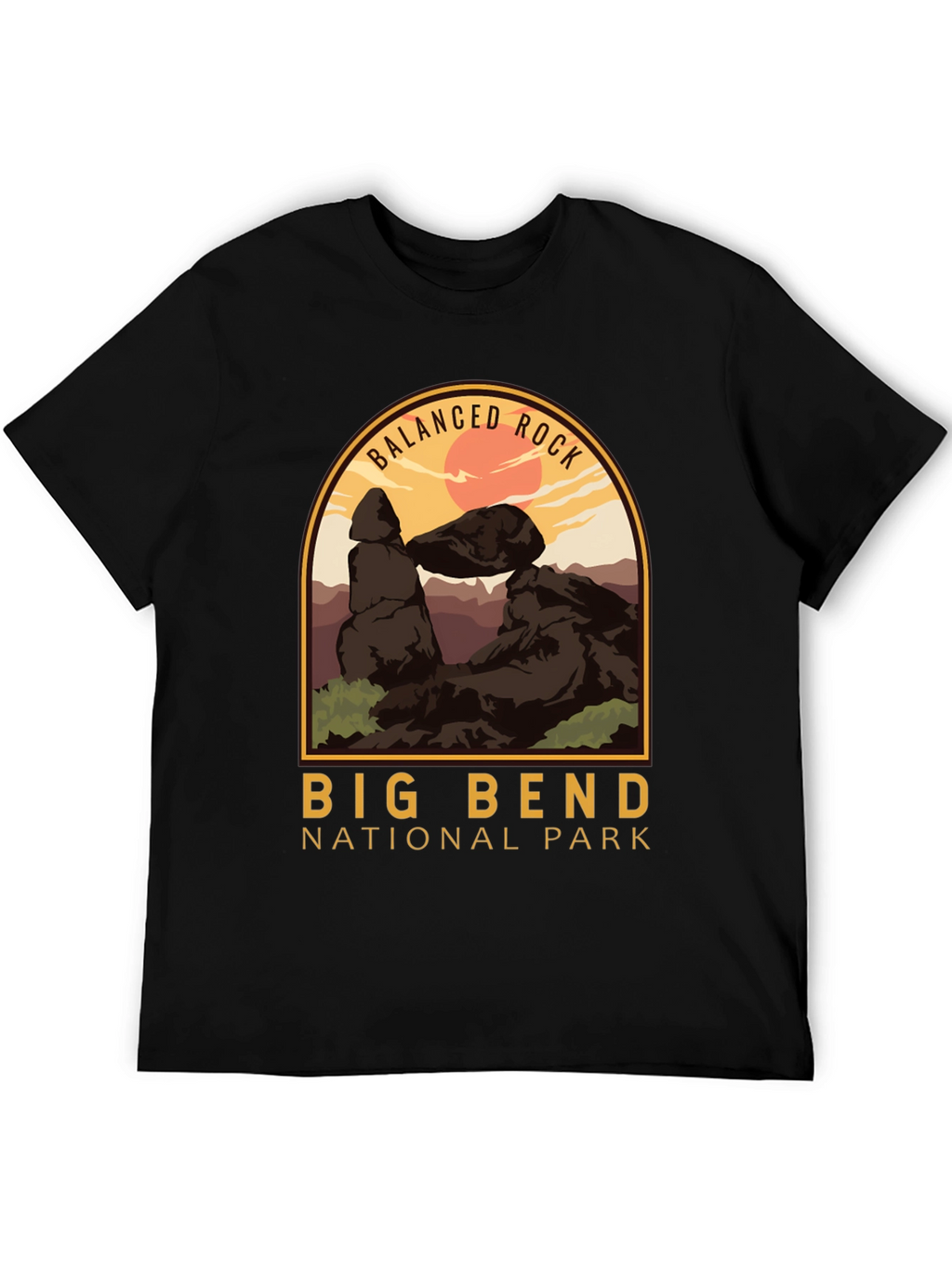 Big Bend National Park T-Shirt - Balanced Rock Design