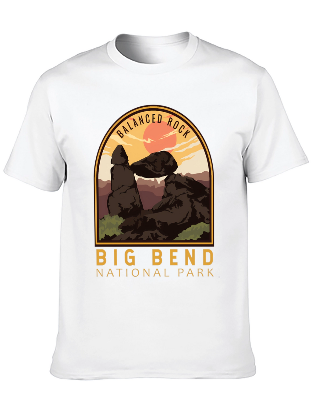 Big Bend National Park T-Shirt - Balanced Rock Design