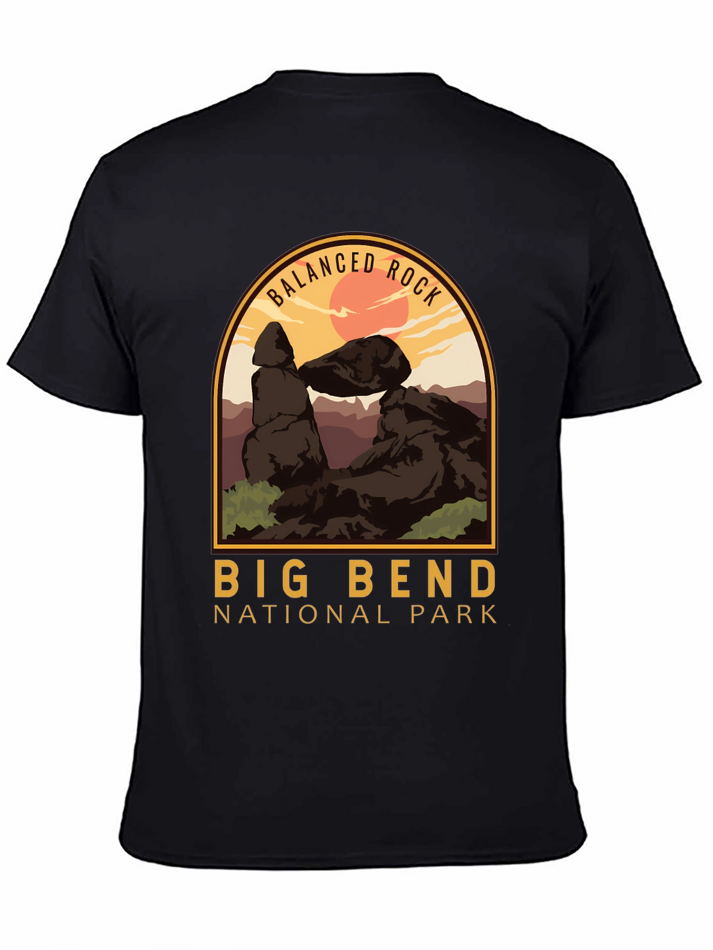 Big Bend National Park T-Shirt - Balanced Rock Design