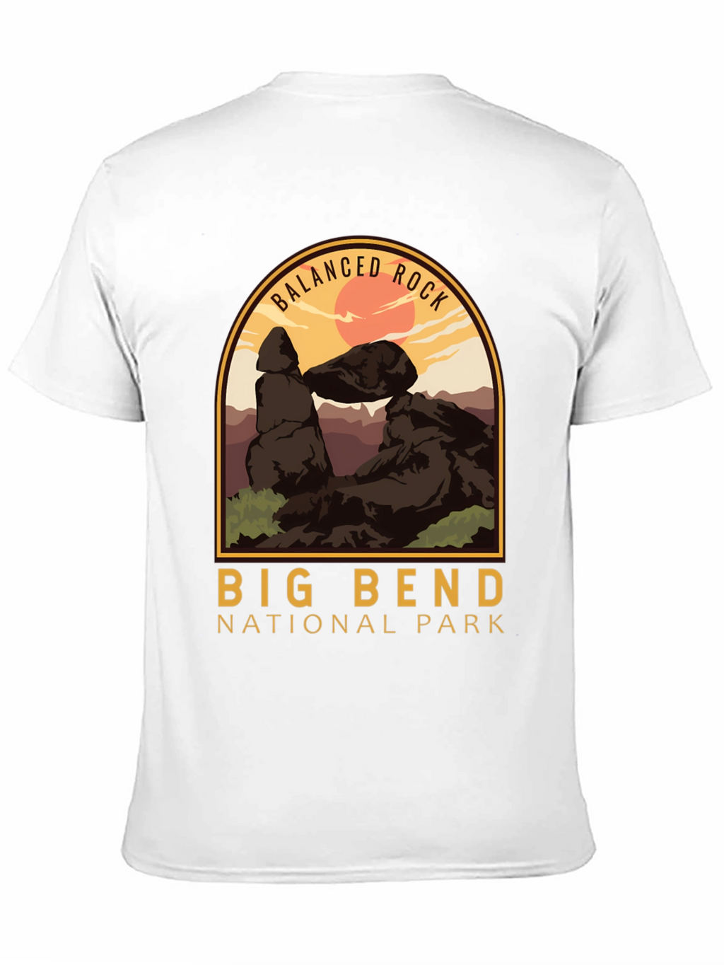 Big Bend National Park T-Shirt - Balanced Rock Design