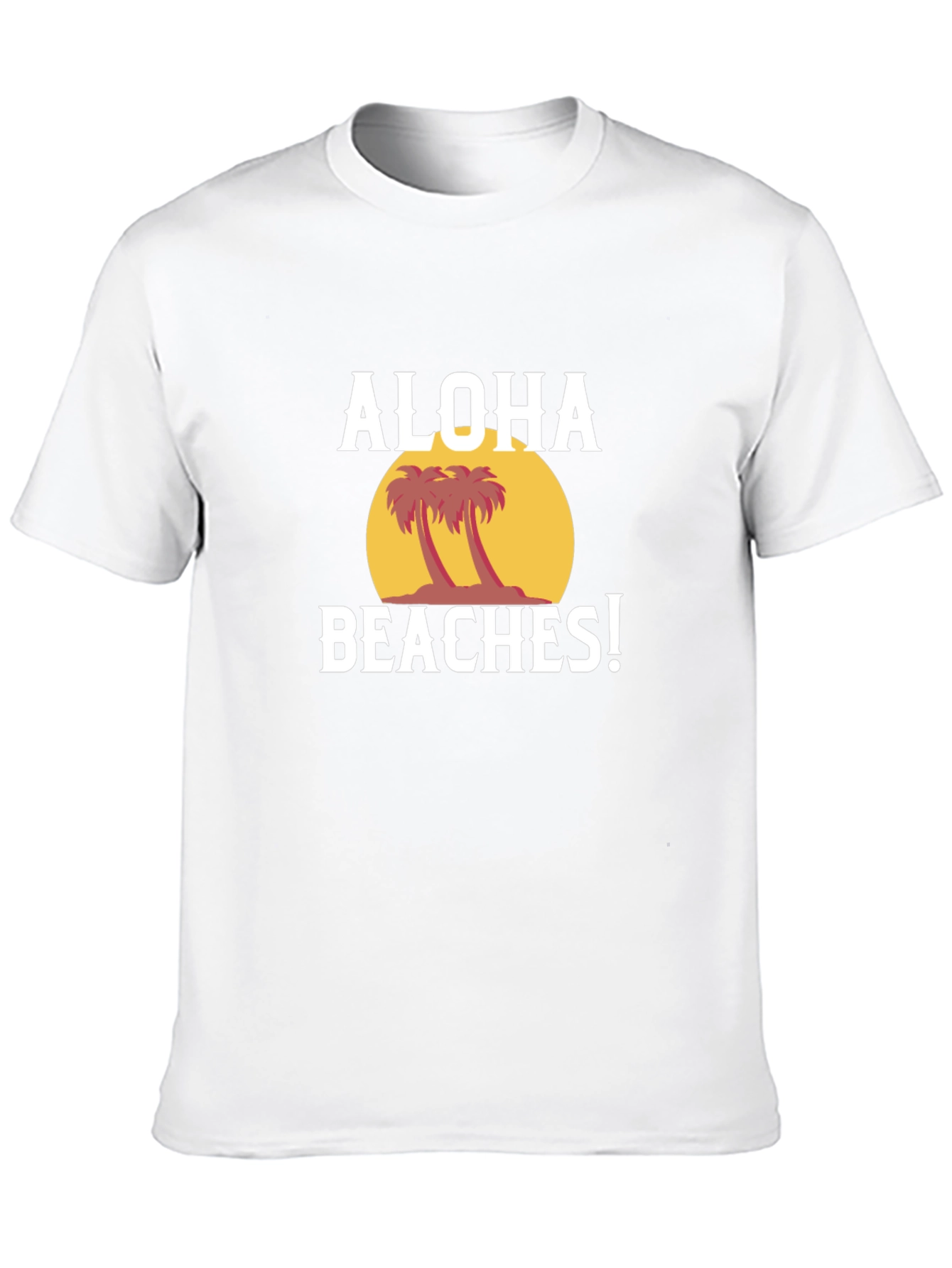 Aloha Beaches Graphic Tee - Tropical Summer Vibes!