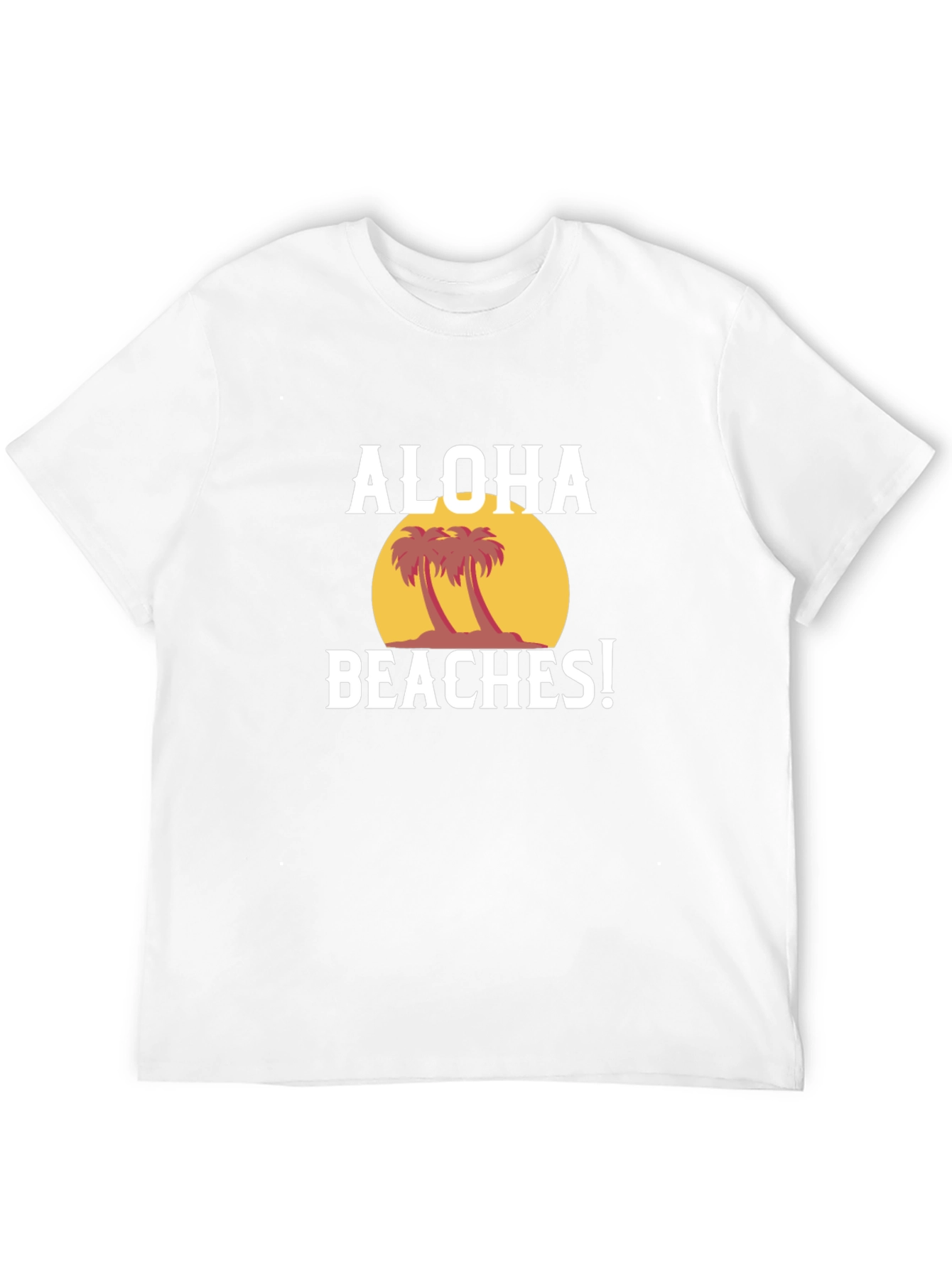 Aloha Beaches Graphic Tee - Tropical Summer Vibes!