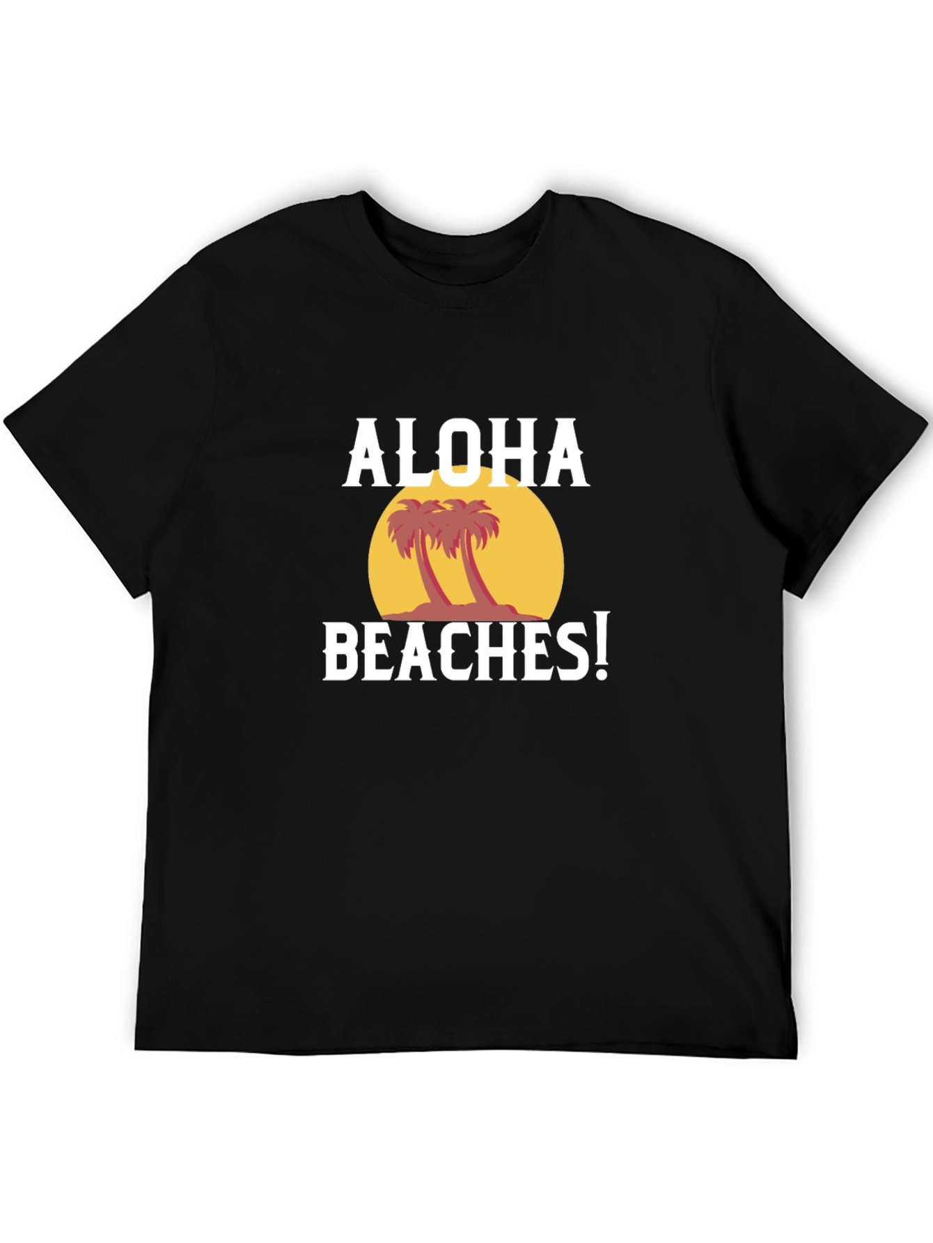 Aloha Beaches Graphic Tee - Tropical Summer Vibes!