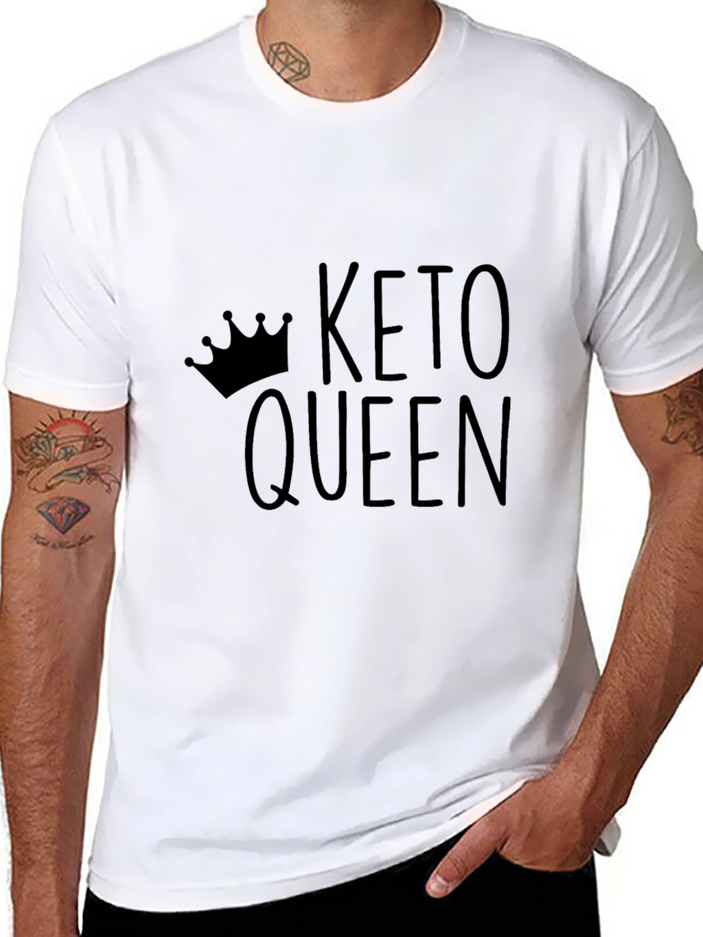 Keto Queen Black Graphic Tee