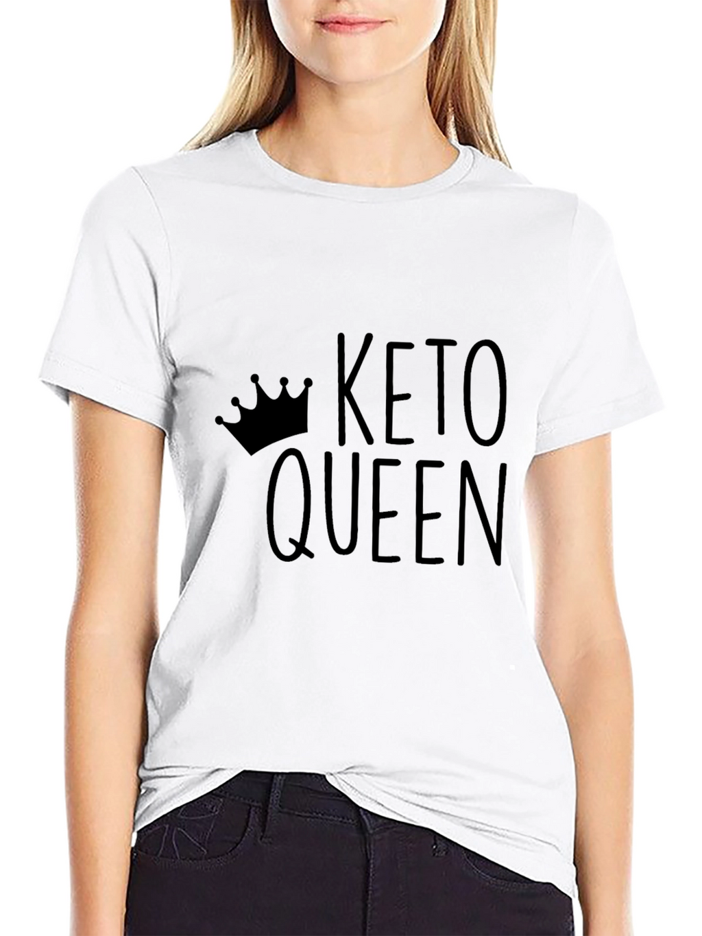 Keto Queen Black Graphic Tee