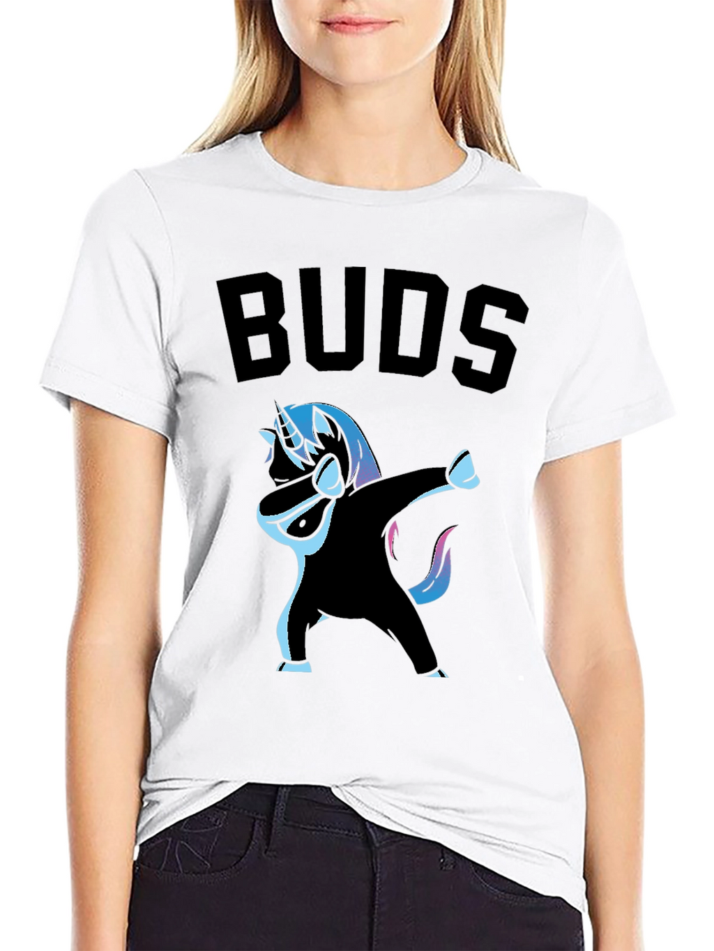 Unicorn Dabbing Buds Graphic T-Shirt