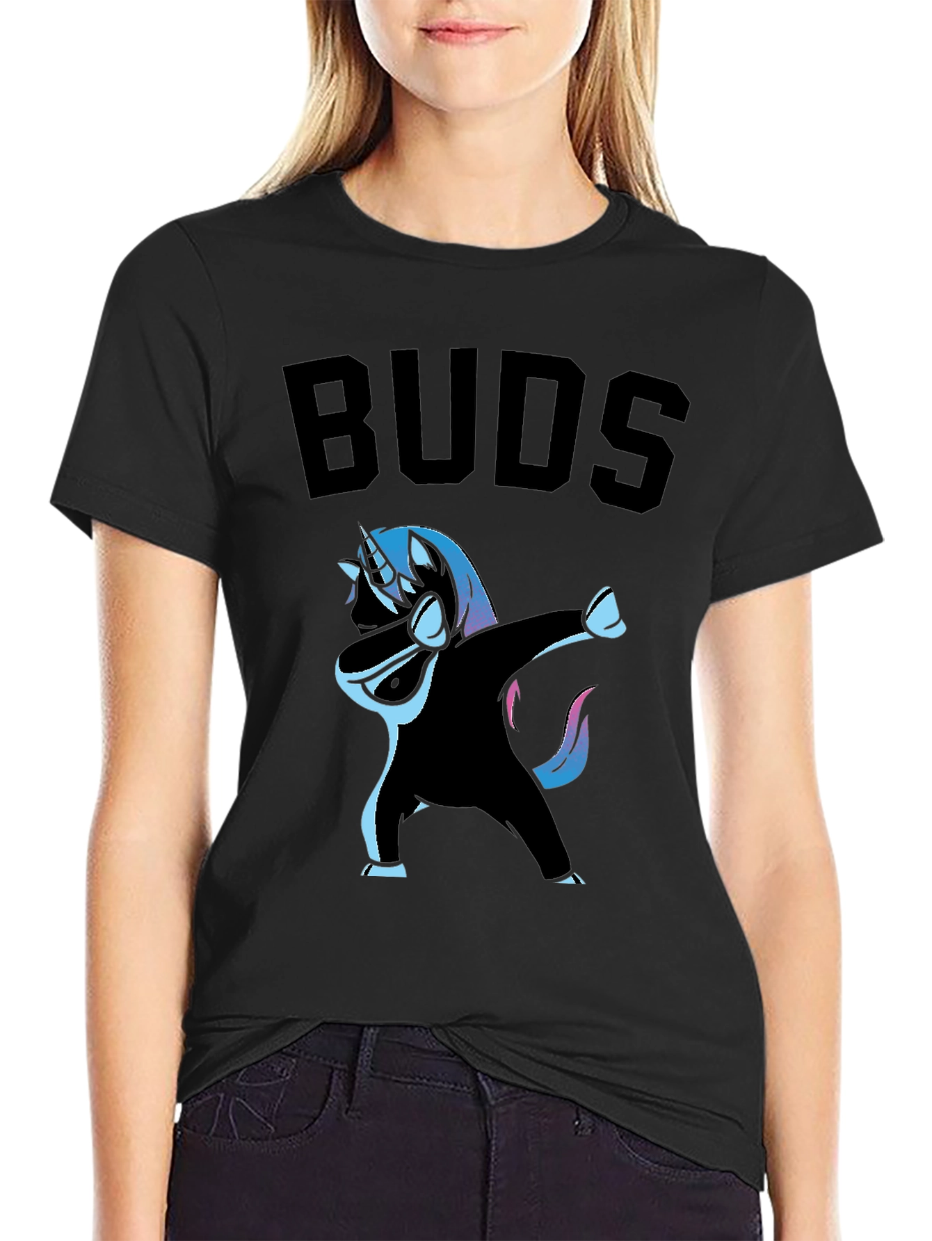 Unicorn Dabbing Buds Graphic T-Shirt