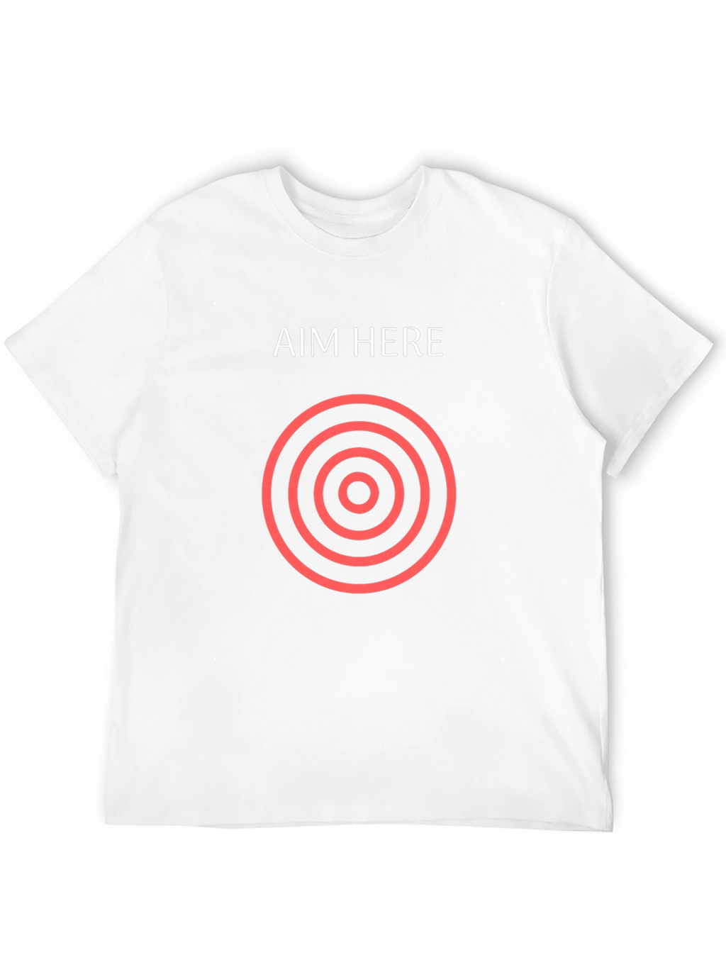 Aim Here Graphic T-Shirt - Black Cotton Tee