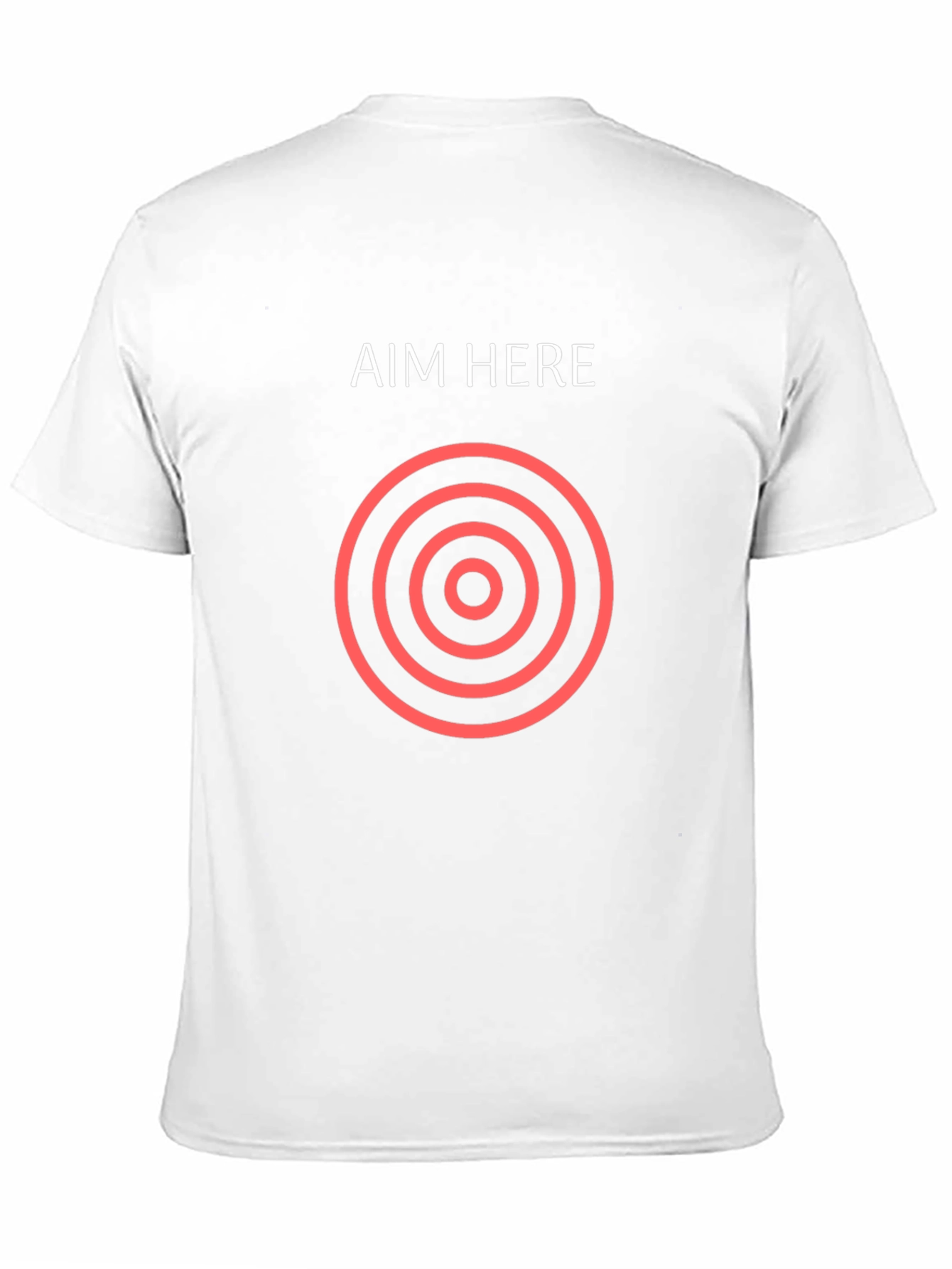 Aim Here Graphic T-Shirt - Black Cotton Tee