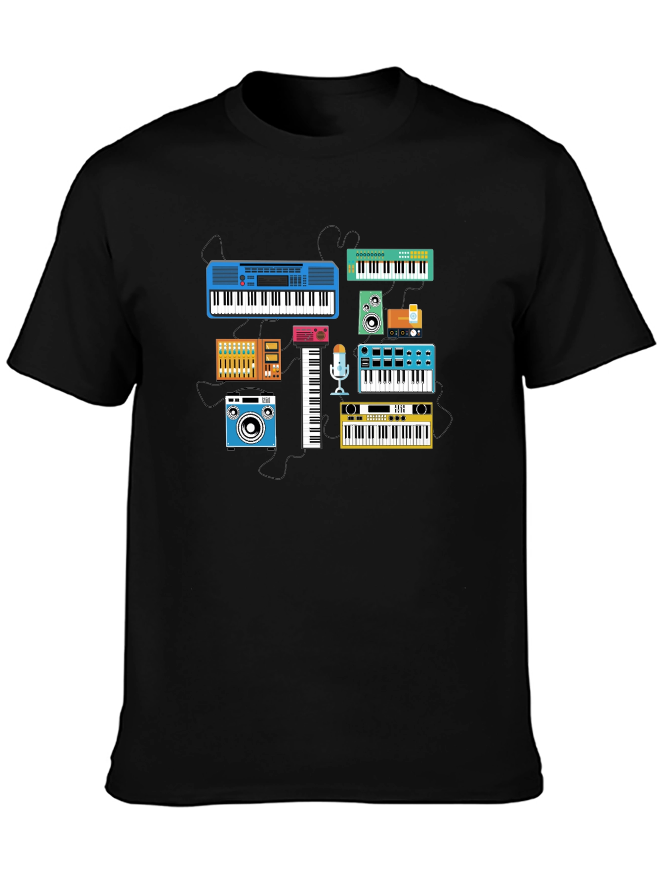 Synth & Music Lover Graphic Tee