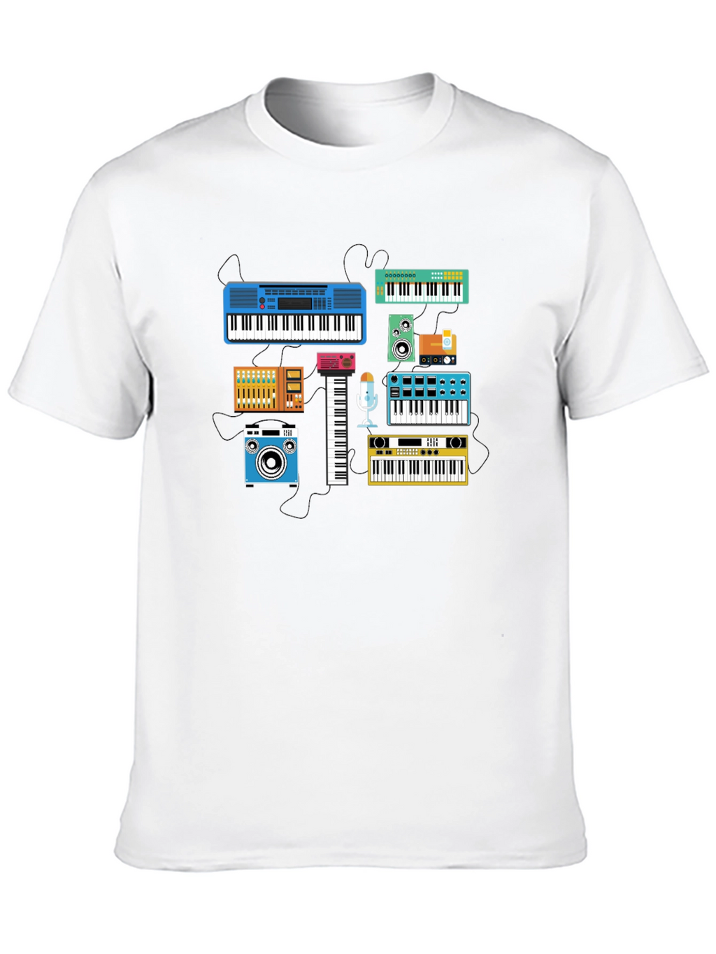 Synth & Music Lover Graphic Tee
