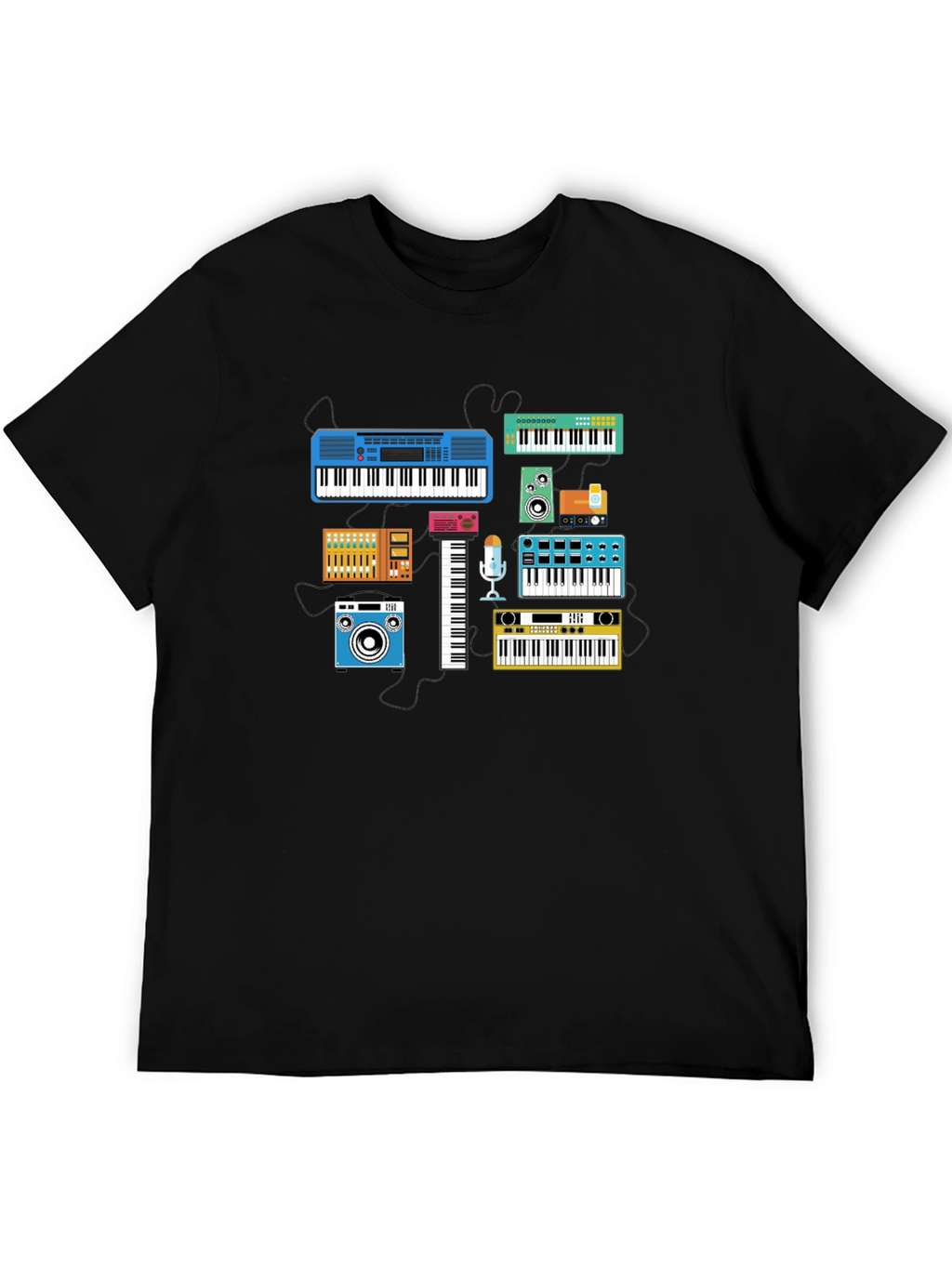Synth & Music Lover Graphic Tee