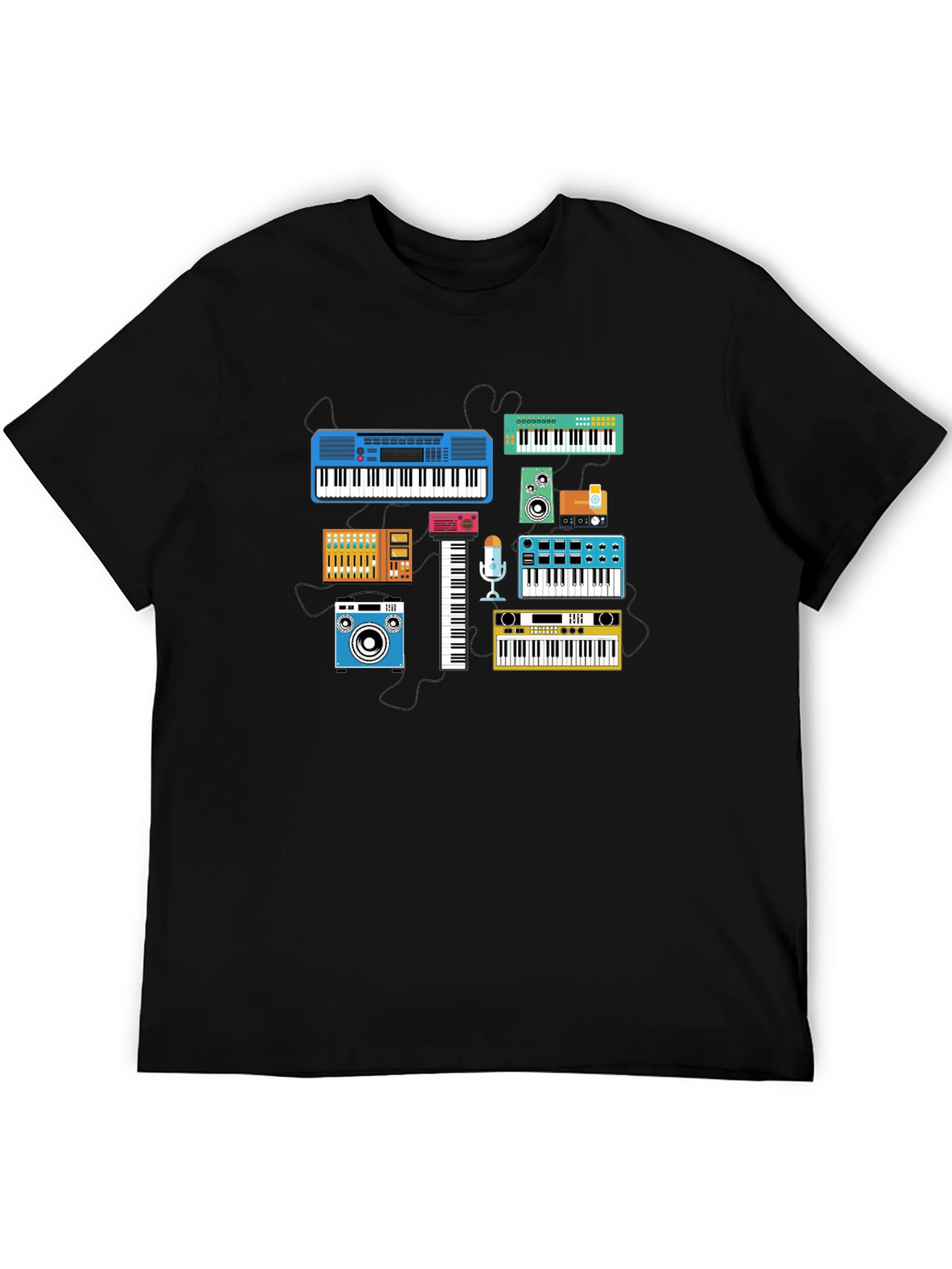 Synth & Music Lover Graphic Tee