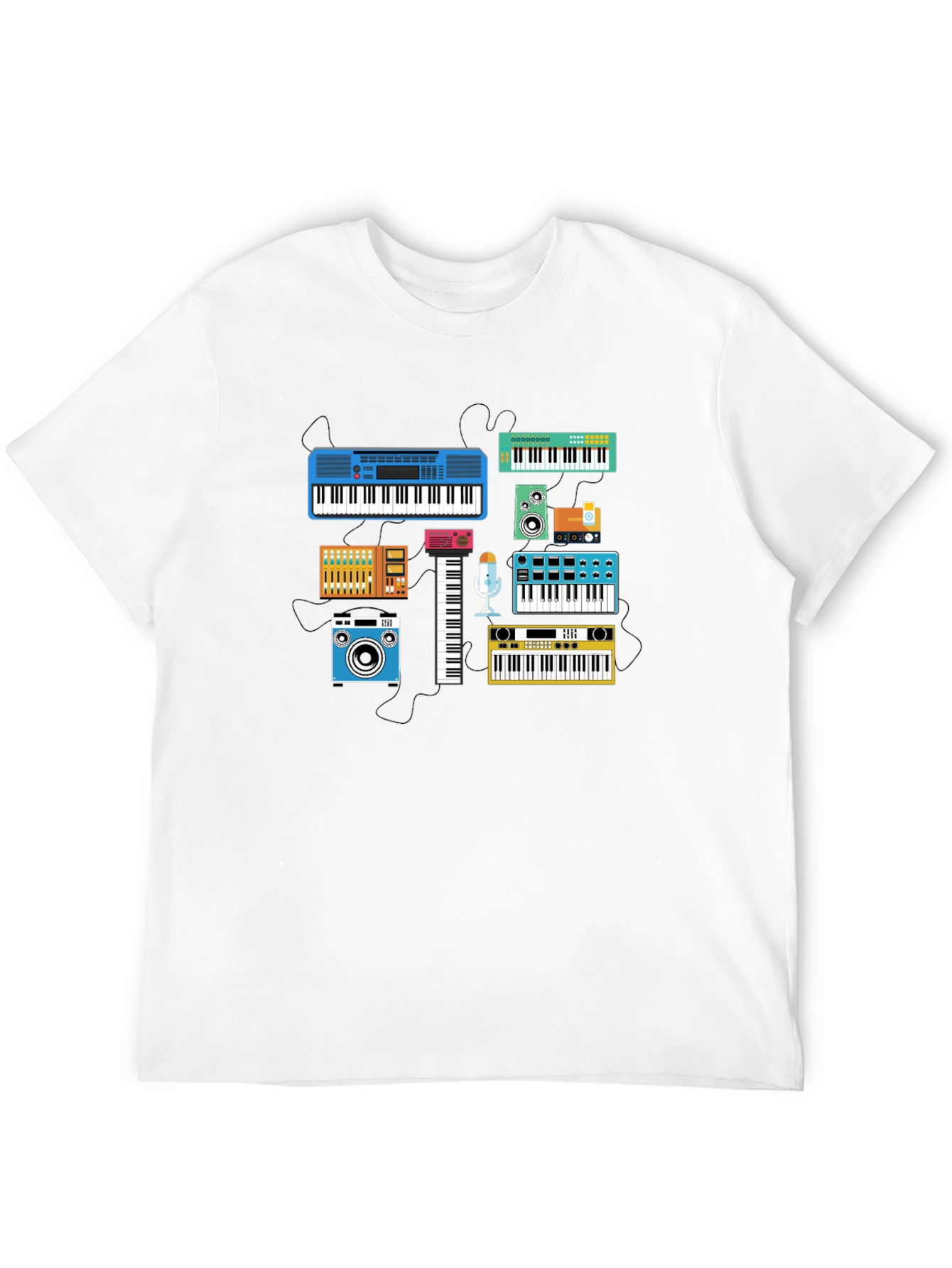 Synth & Music Lover Graphic Tee