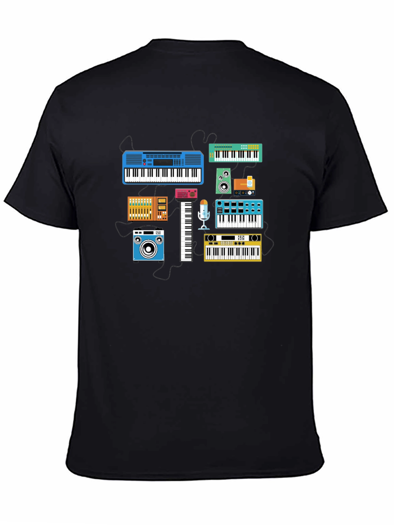 Synth & Music Lover Graphic Tee