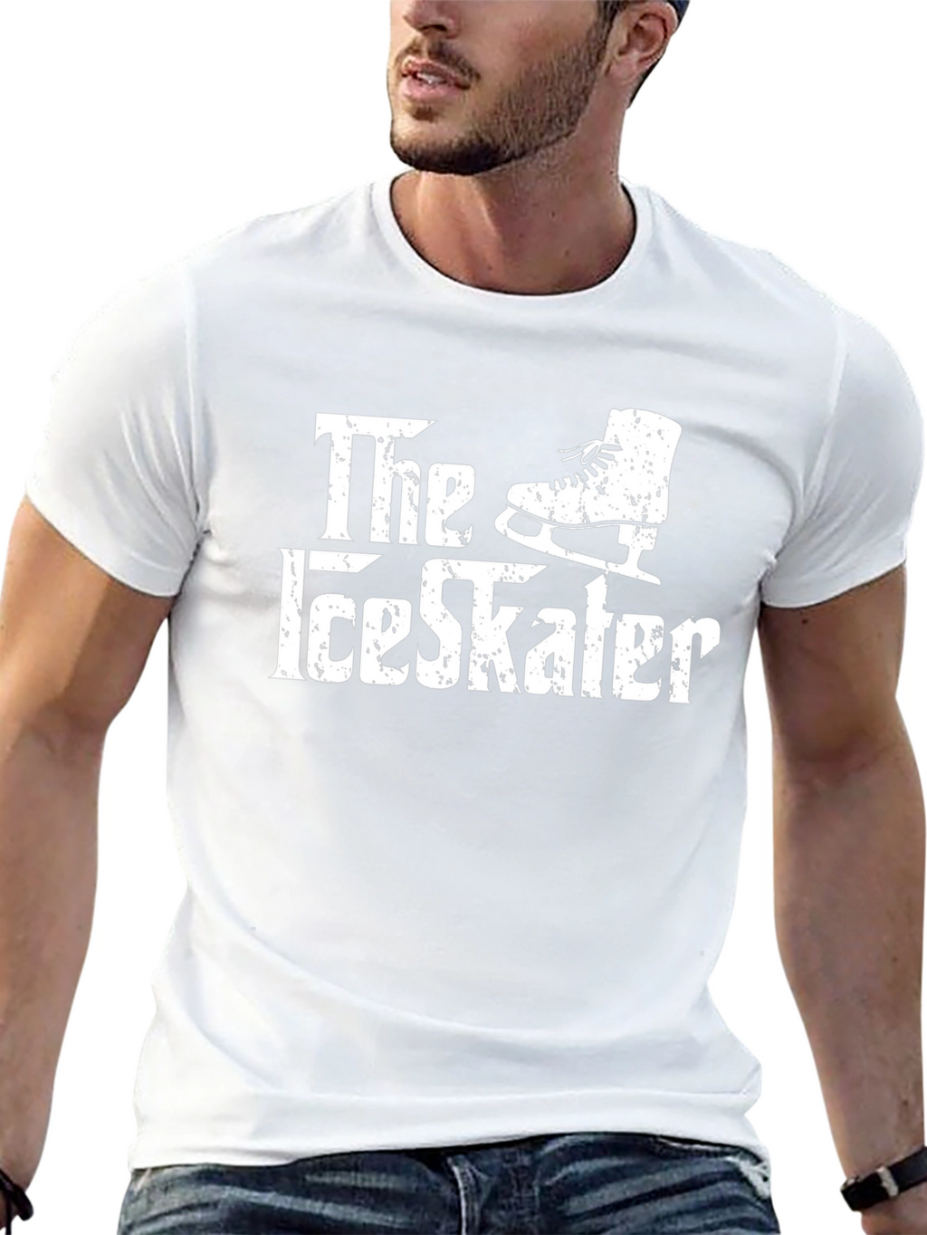 The Ice Skater Graphic T-Shirt - Black