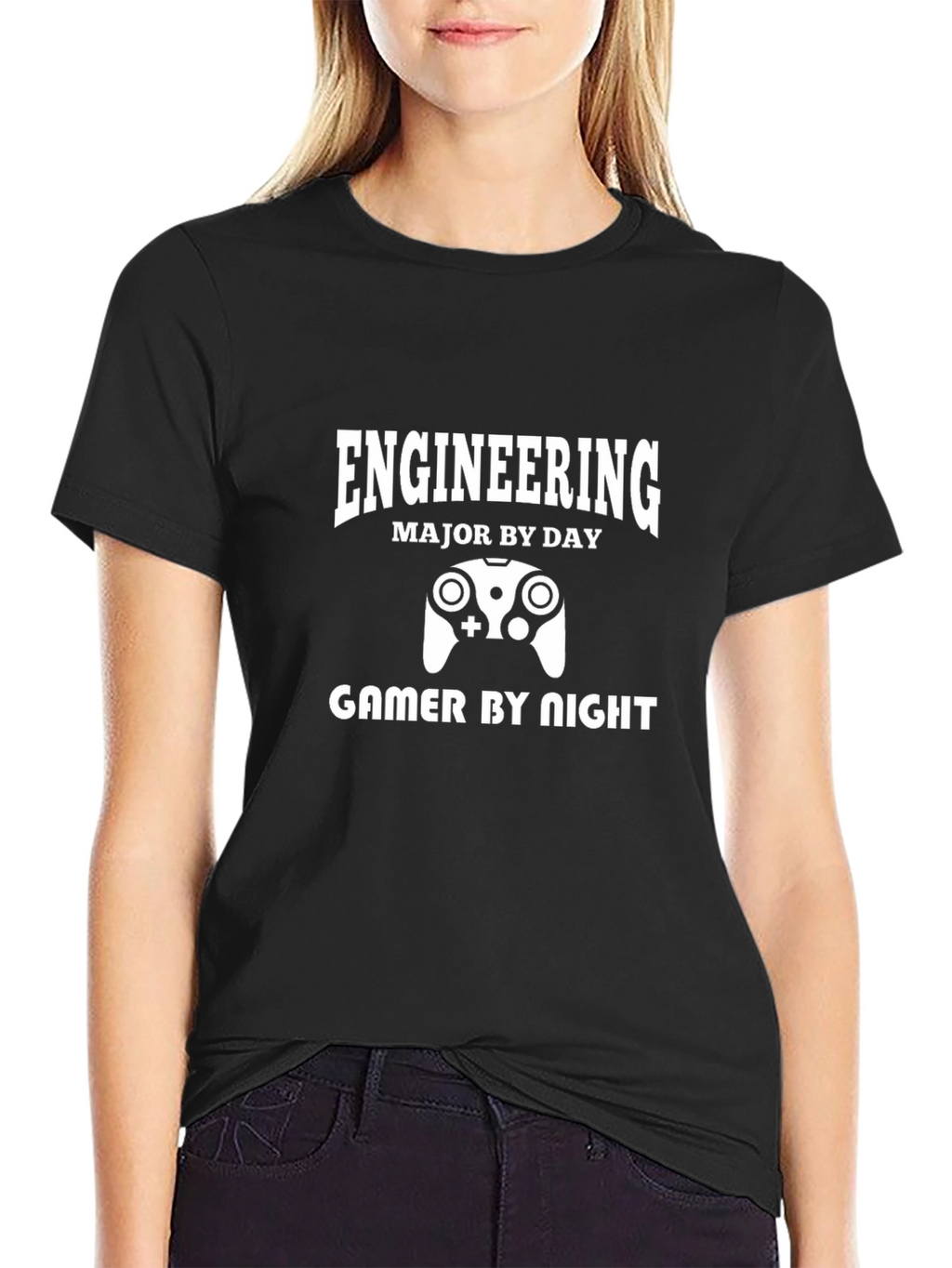 Engineering Major Gamer T-Shirt - Black