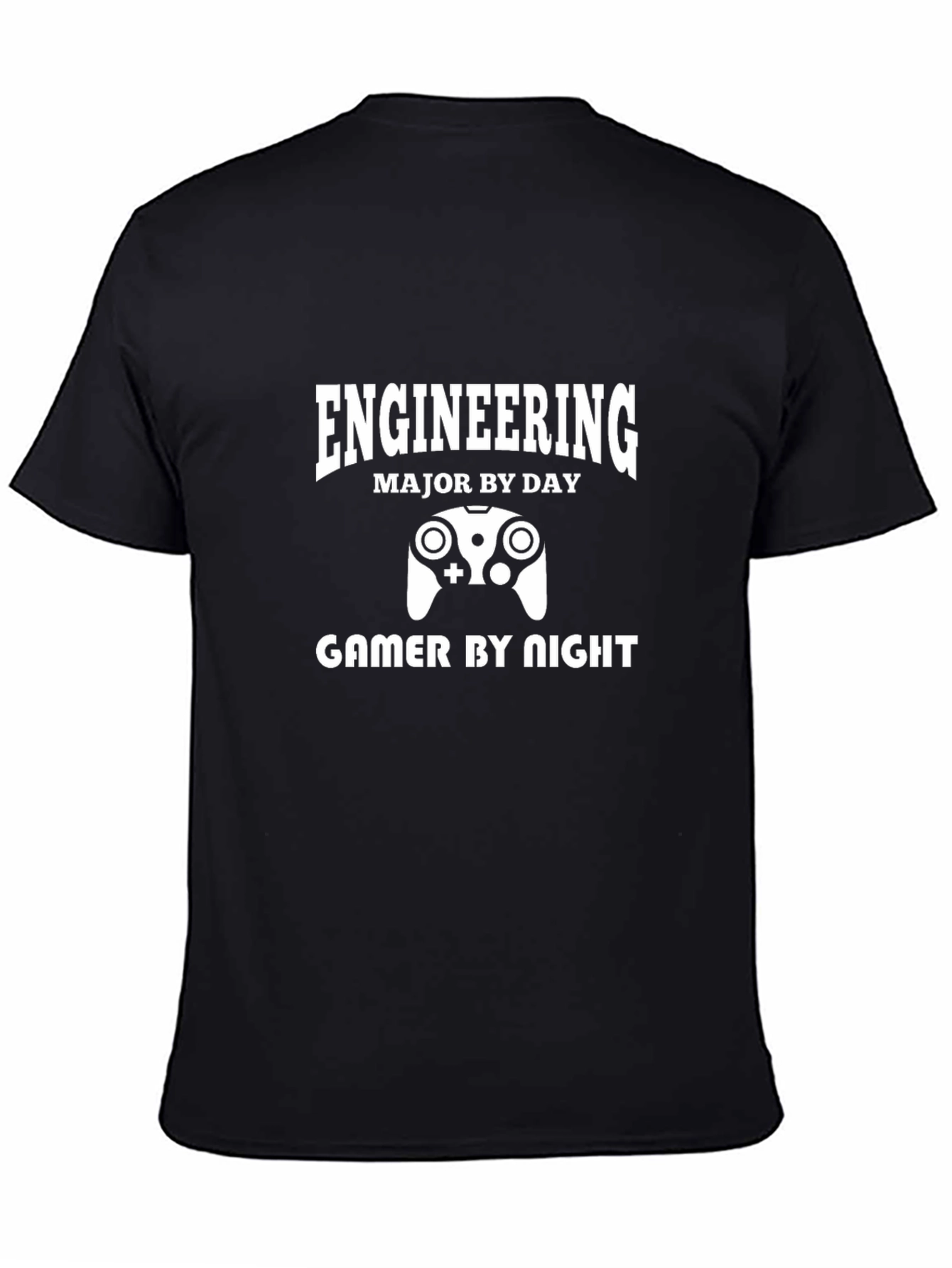 Engineering Major Gamer T-Shirt - Black
