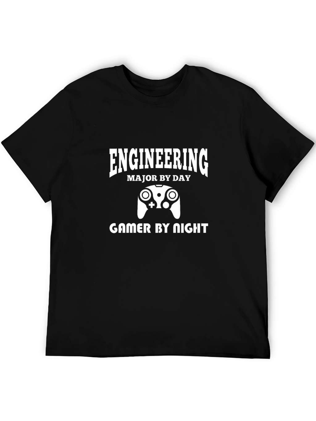 Engineering Major Gamer T-Shirt - Black