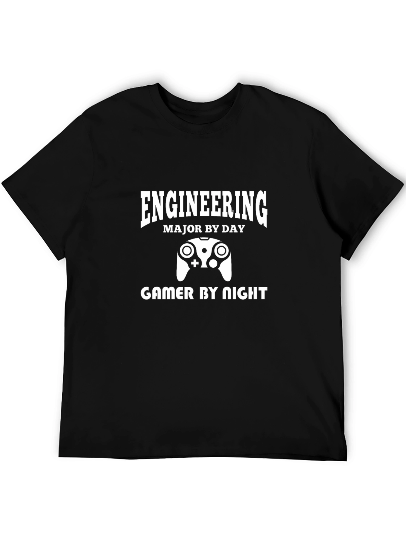 Engineering Major Gamer T-Shirt - Black