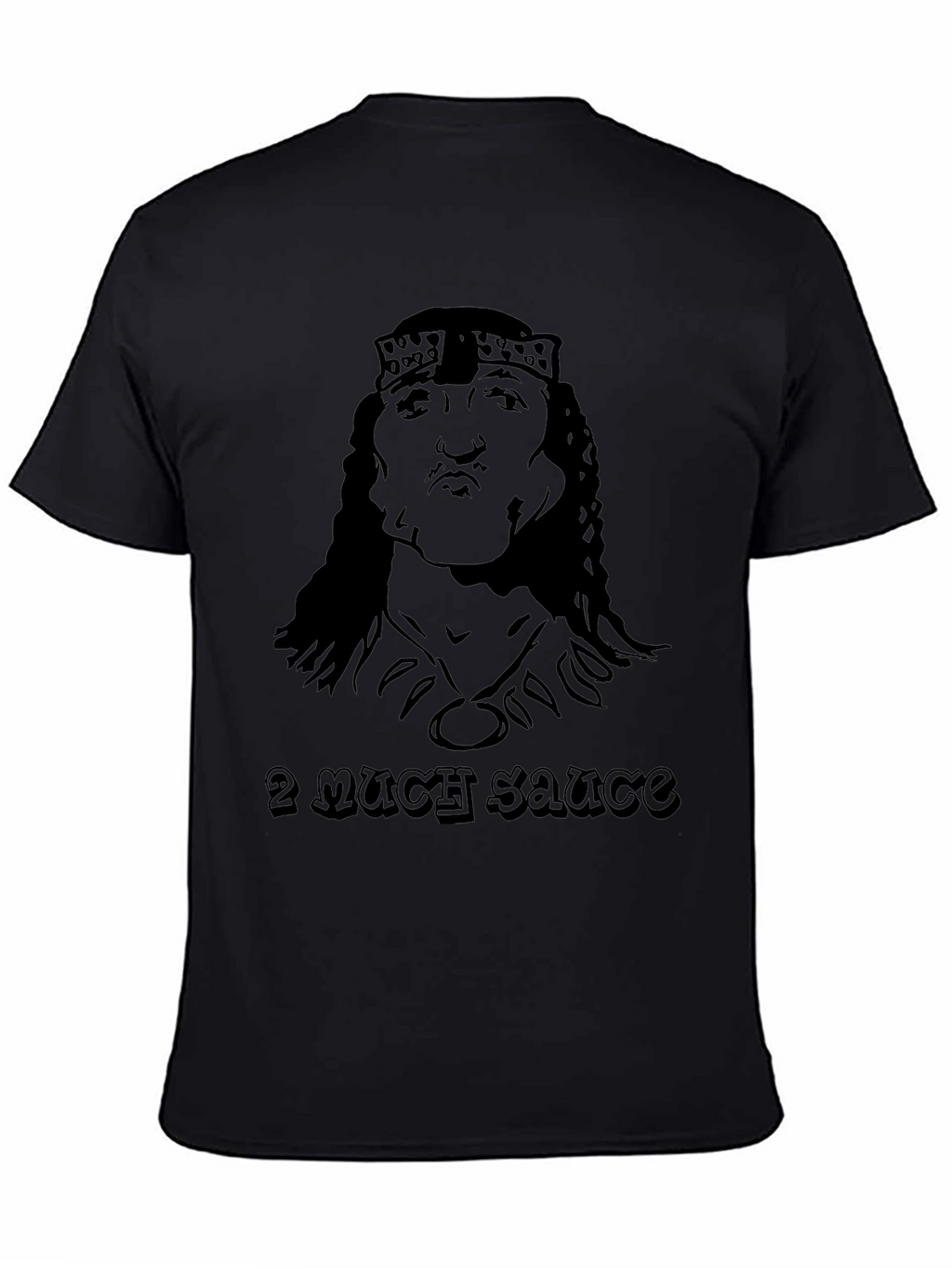 2 Much Sauce Graphic Tee - Black