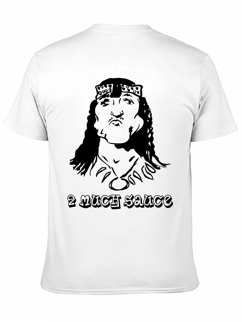 2 Much Sauce Graphic Tee - Black