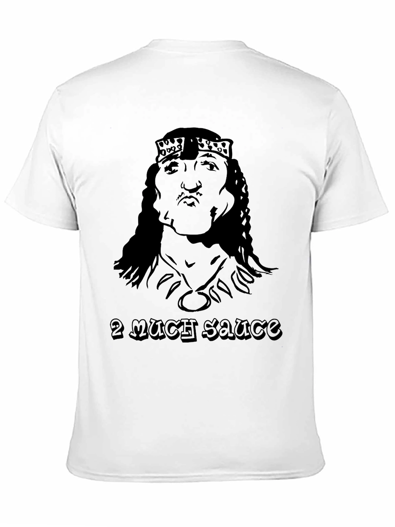 2 Much Sauce Graphic Tee - Black