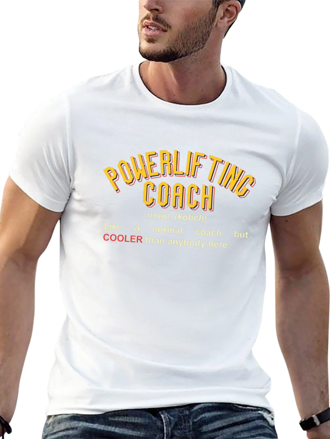 Powerlifting Coach T-Shirt - Cooler Than the Rest!