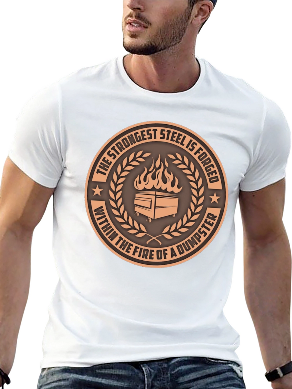 Strongest Steel Dumpster Fire T-Shirt