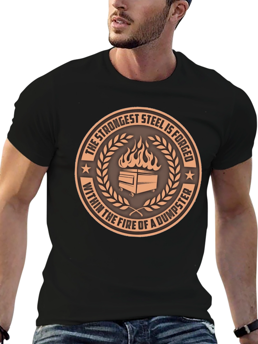 Strongest Steel Dumpster Fire T-Shirt
