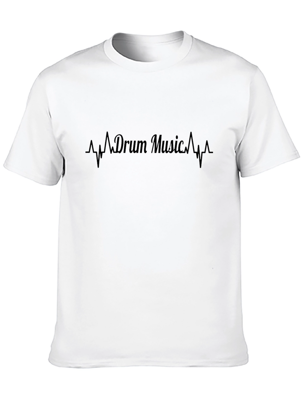 Drum Music Heartbeat Graphic Tee