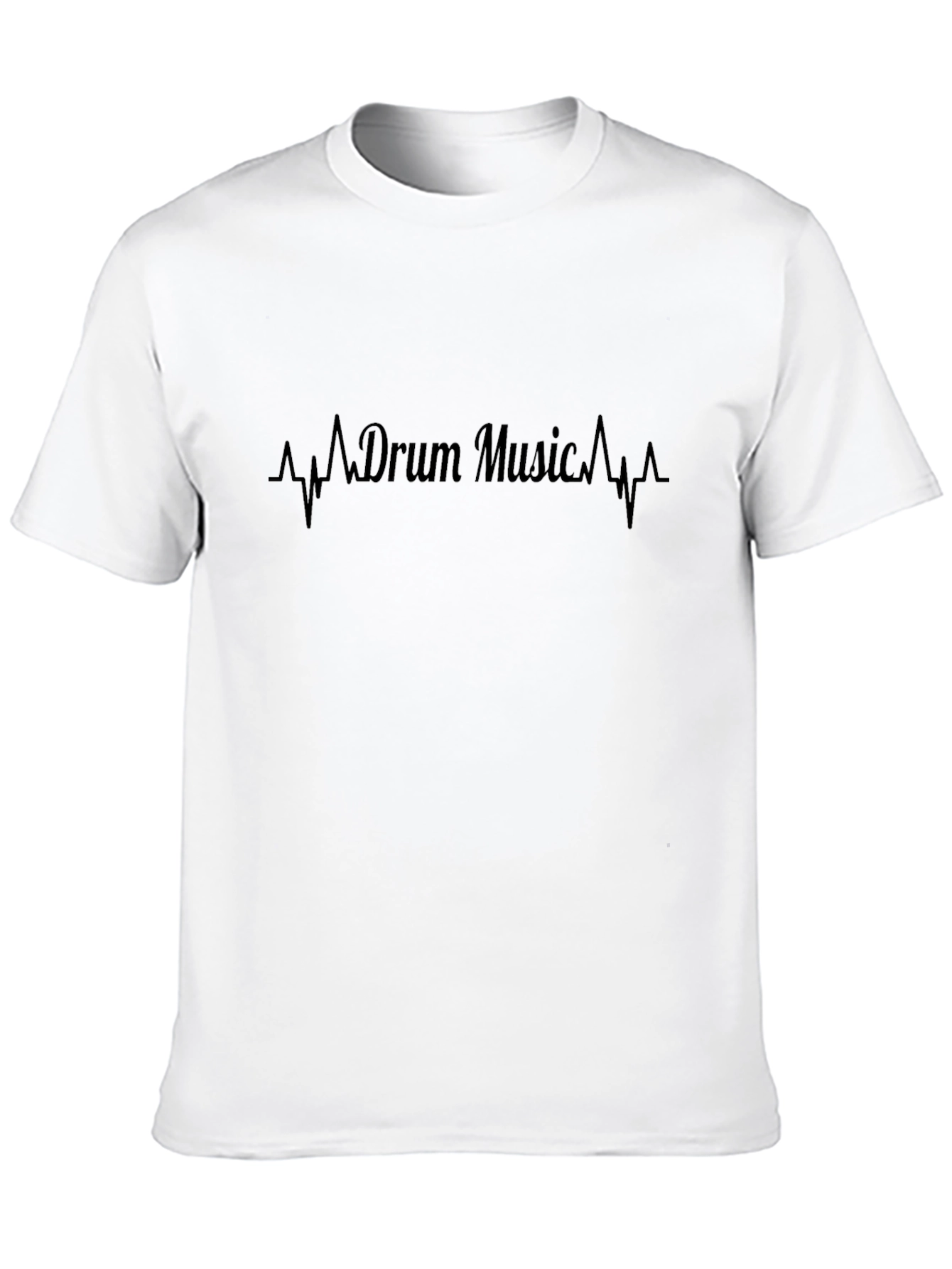 Drum Music Heartbeat Graphic Tee