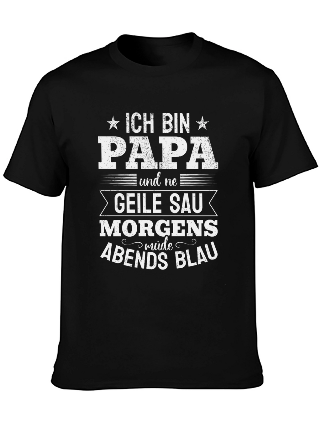 Funny German Dad T-Shirt - Ich Bin Papa