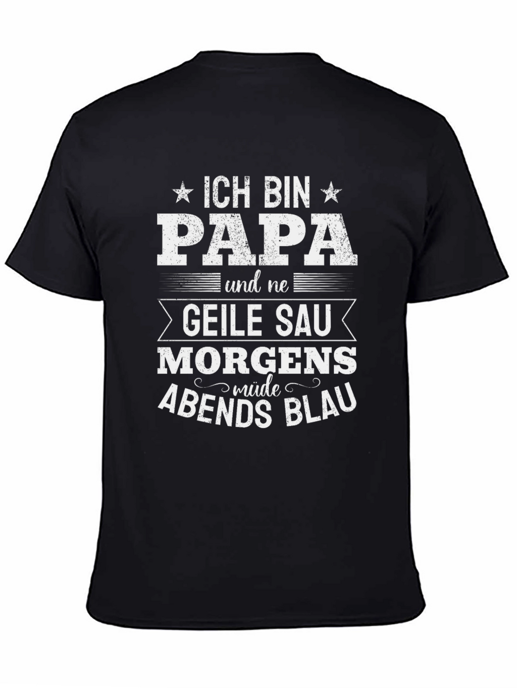 Funny German Dad T-Shirt - Ich Bin Papa