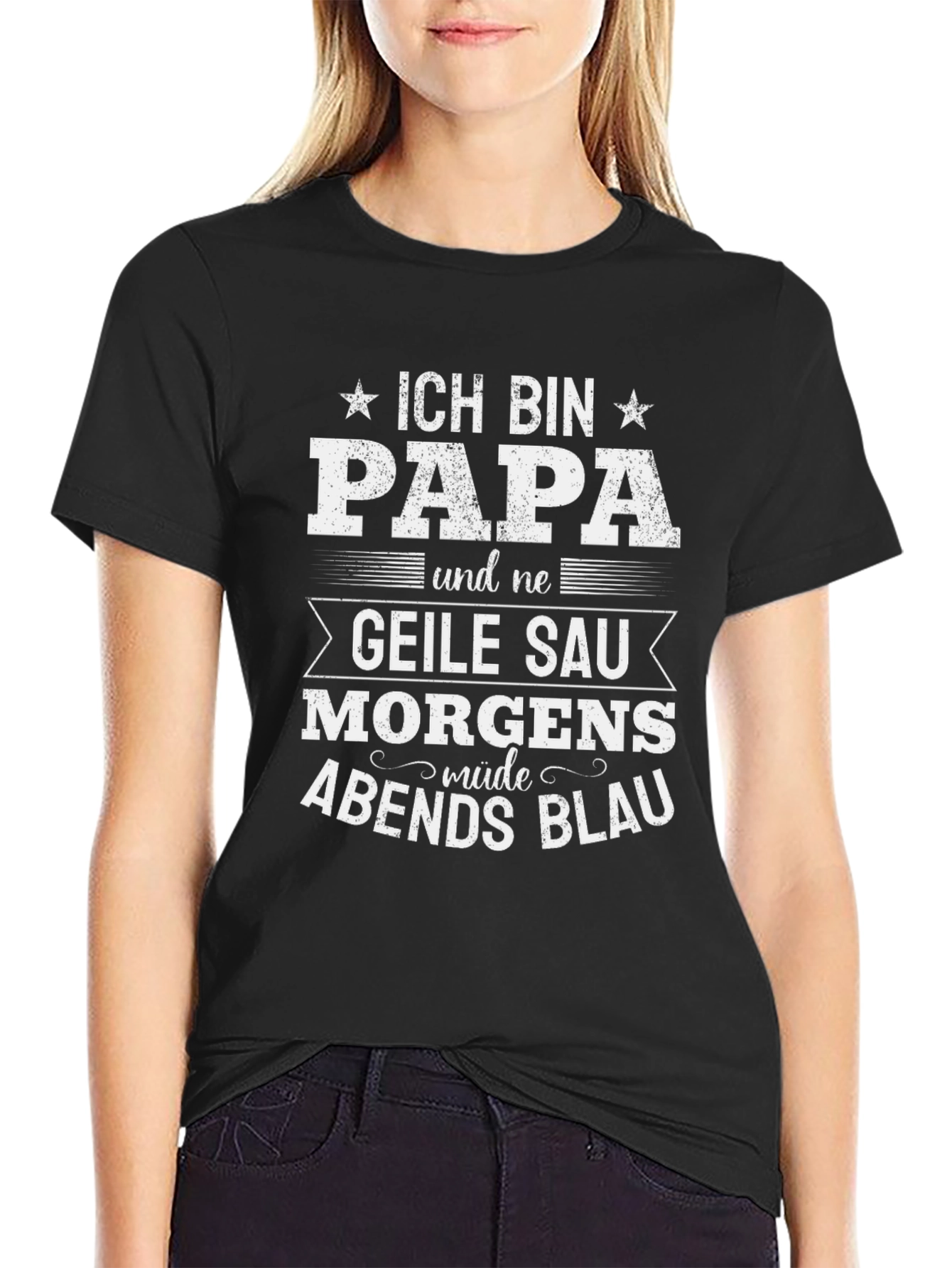 Funny German Dad T-Shirt - Ich Bin Papa