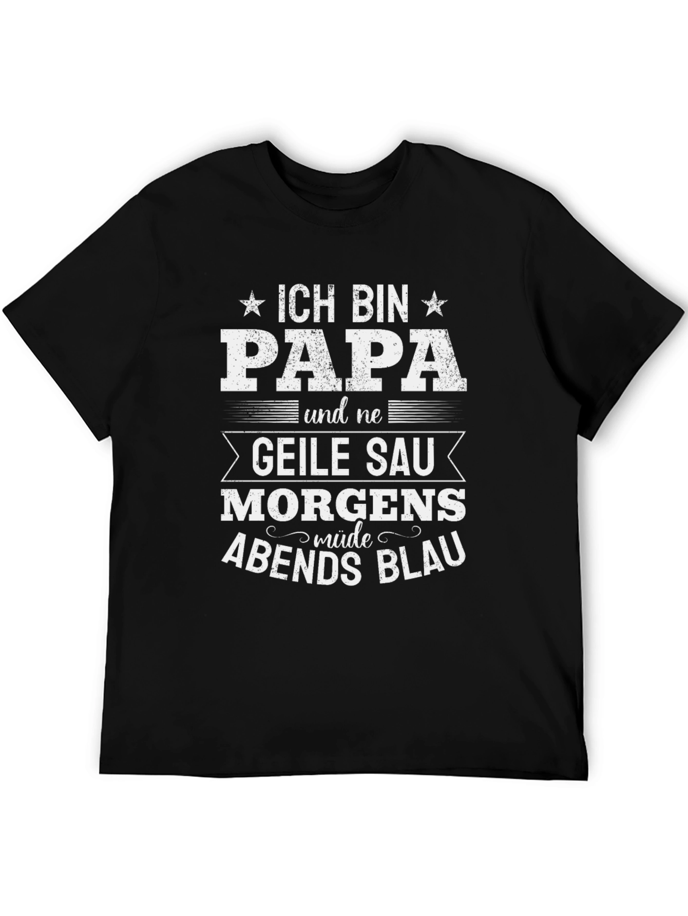 Funny German Dad T-Shirt - Ich Bin Papa